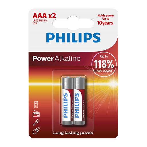 PILAS AAA X 2 UND (PHILIPS)